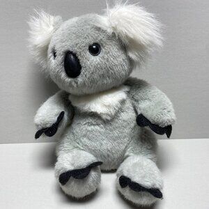 Build-A-Bear Gray Koala Bear Plush Toy 9.5" Seated Stuffed Animal Soft & Cuddly